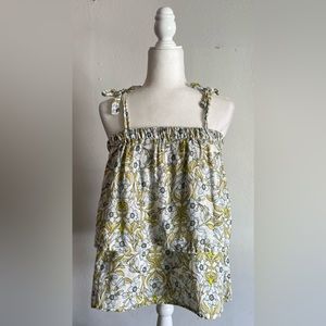 Le Raganne Italian Linen Tiered Camisole